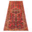 Tapis rouge en laine noué à la main 3 pi 3 po x 9 pi 3 po Andelz