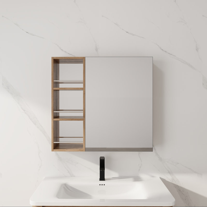 Bathroom Mirror Cabinet with Storage