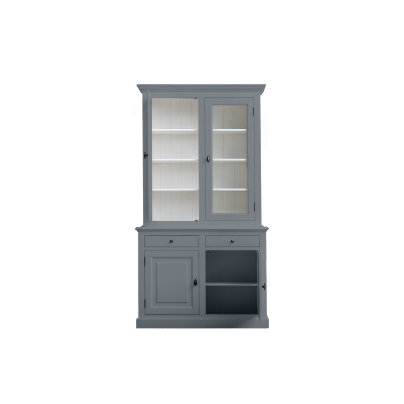 Torney Display Cabinet, Trafic Grey/White