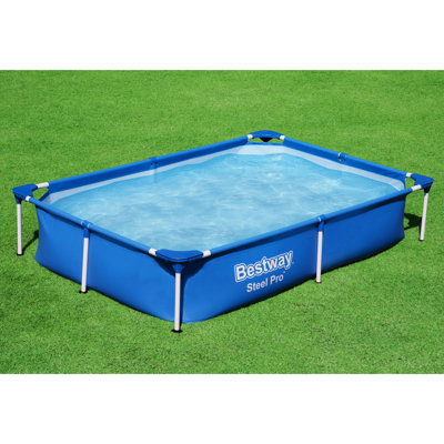 Bestway Steel Pro Rectangular Above Ground Swimming Pool Set -  56545E-BW