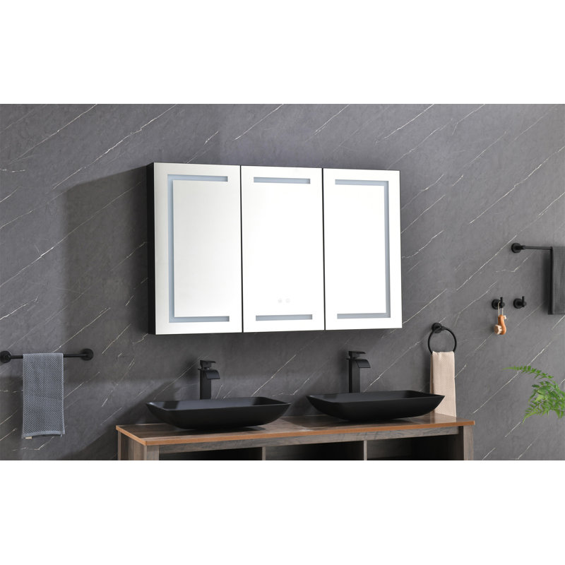 Armoire à pharmacie avec miroir à DEL 48 po x 30 po avec miroir