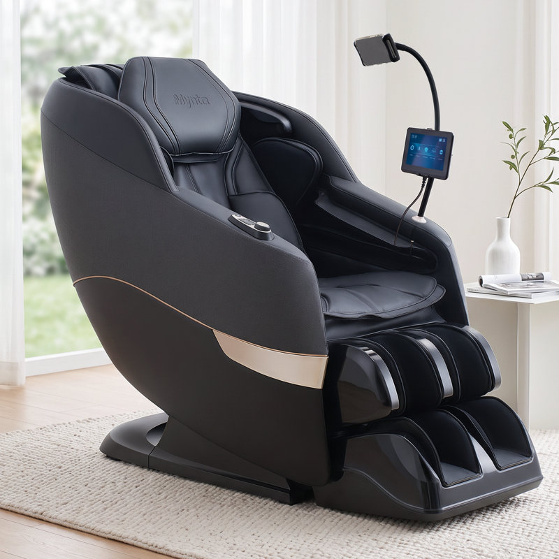Fauteuil de massage 3D 2026, fauteuil inclinable de massage shiatsu avec chaleur Zero Gravity SL, Noir