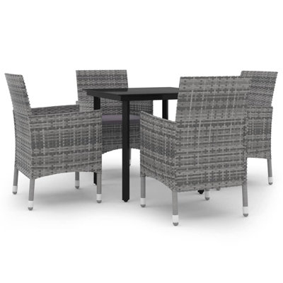 Square 4 - Person 31.5" Long Dining Set