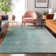Premium Machine Washable Prisco Teal Rug