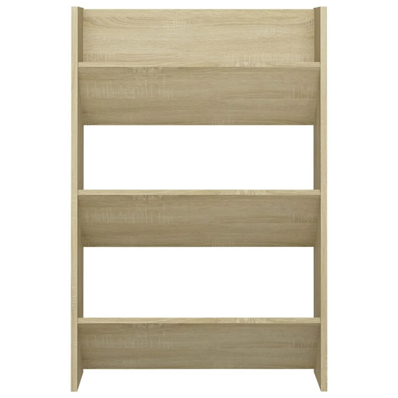 6 Pair Shoe Rack, Sonoma Oak