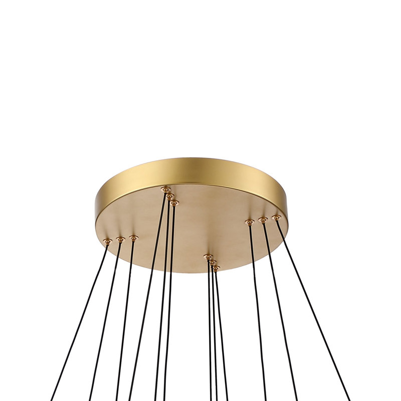 Lustre moderne 48 po, 29.25' H x 48' W x 48' D