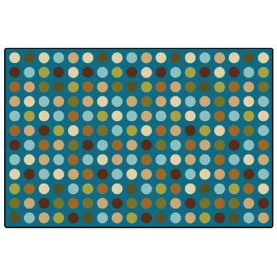 Retro Microdots Washable Tufted Nylon Rug