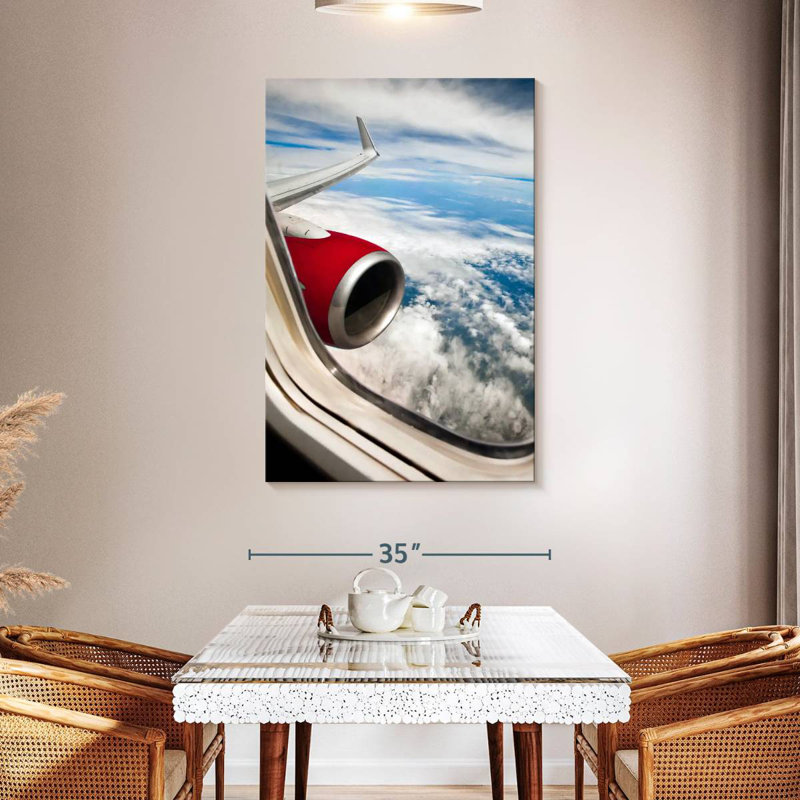 Mehar Plane Window View, 48" H x 32" W