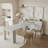 Modern Extendable Dining Table with Storage-2145507441