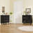 31.5" W Carved Accent Cabinet with 2 Door, Farmhouse Coffee Bar Cabinet with Adjustable Shelf for Entryway, Living Room & Dining Area