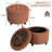 Button-Designed Upholstered Ottoman With Storage-855103897
