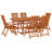 Patio Dining Set Solid Wood Eucalyptus-50145231-42969400
