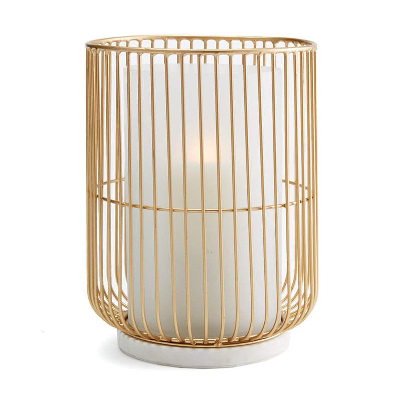 Ouragan en verre soleil, H 9,75 po x l 7 po x P 7 po