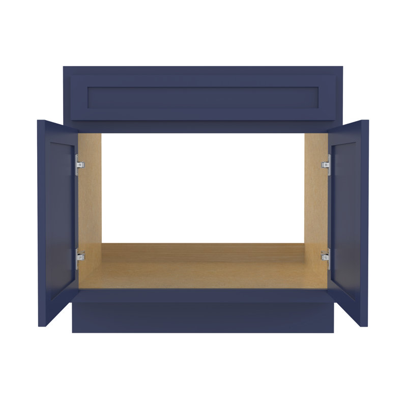 39'' Single Bathroom Vanity Base Only, Blue