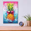 Art mural en verre Summer Pineapple 2 'par Momart-1875393003
