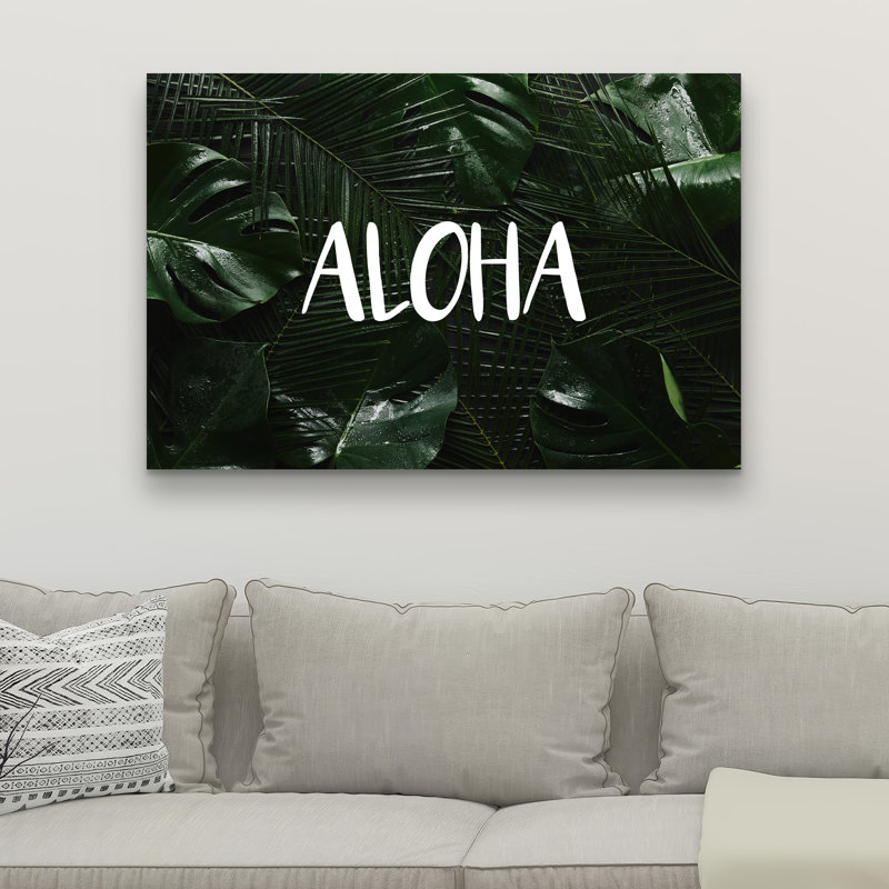 Tropical Aloha - Canvas for Home Decor | Art Print