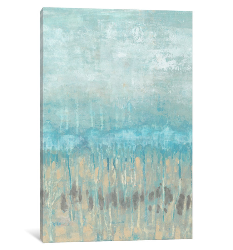 « littoral abstraction i », reproduction d’art sur toile, H 18 po x l 12 po x P 1,5 po