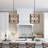 Marcus 4-Light Dimmable Square Unique Dining Room Chandelier-1249754975