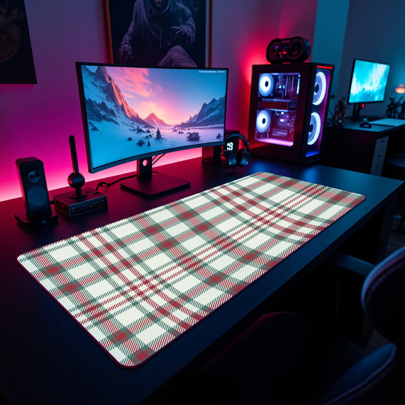 Polyester Desk Pad, 14.4x12.1