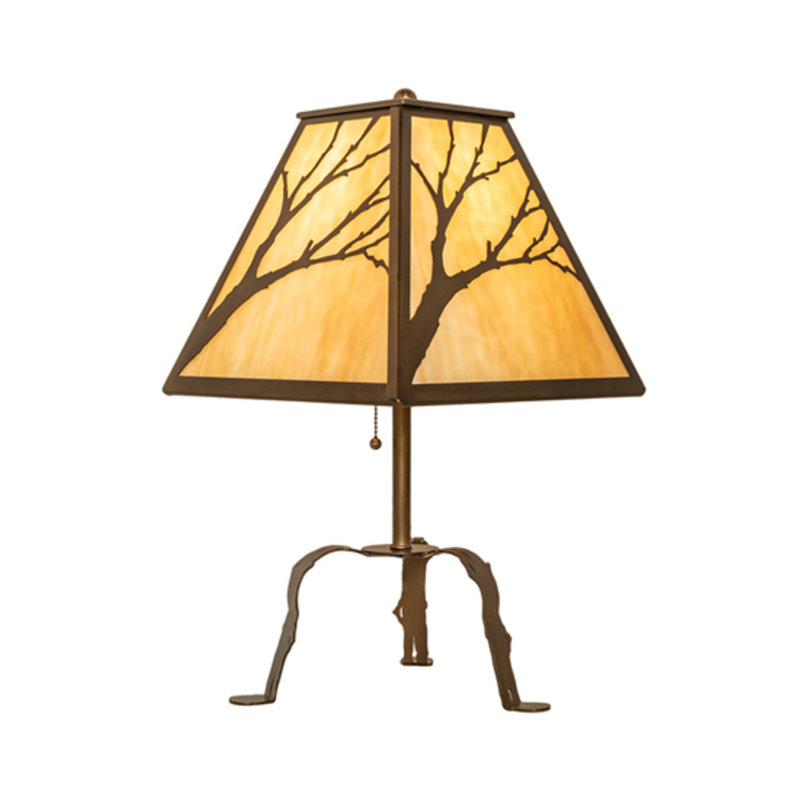 Rustic Lodge Tripod Table Lamp