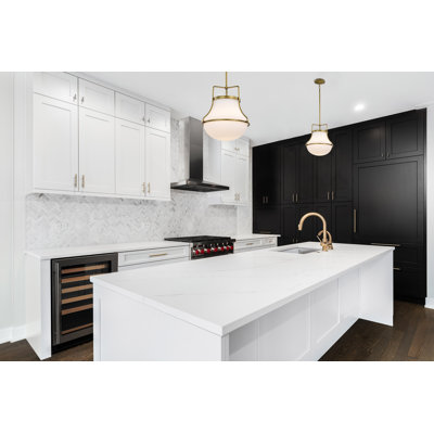 Bashaw 1-Light Dimmable Schoolhouse Pendant