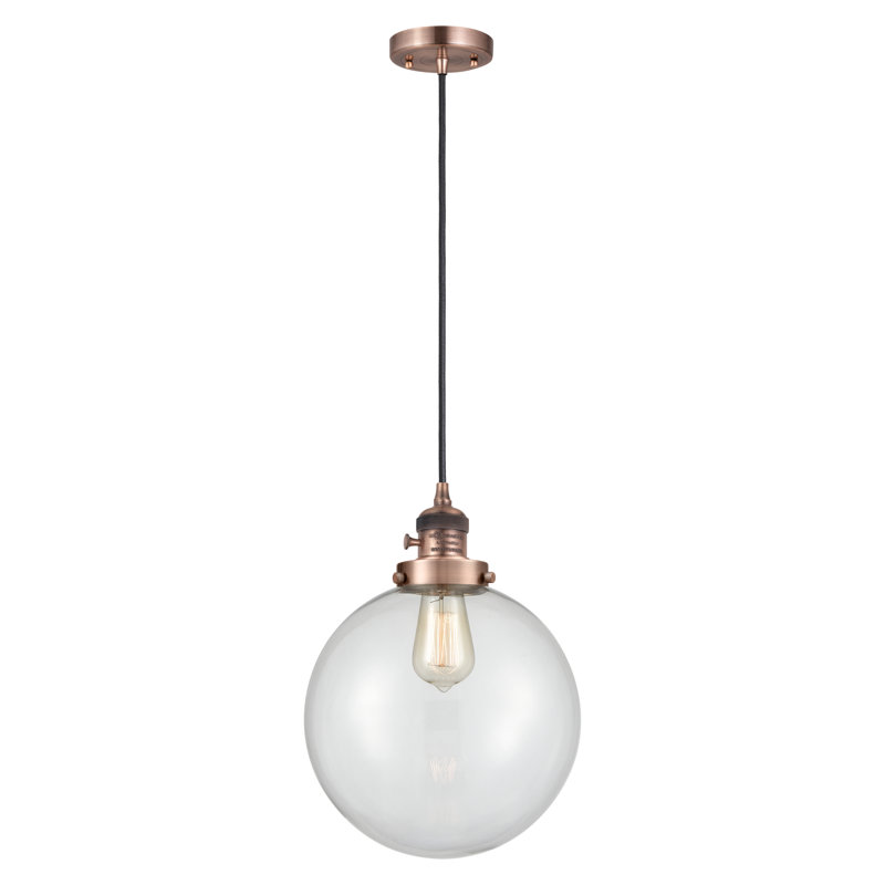 Luminaire suspendu sphère 1 lumière Lorri