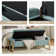 Shanieka 55.3'' W Modern Upholstered Flip Top Storage Bench with Button-Tufted and Metal Foots