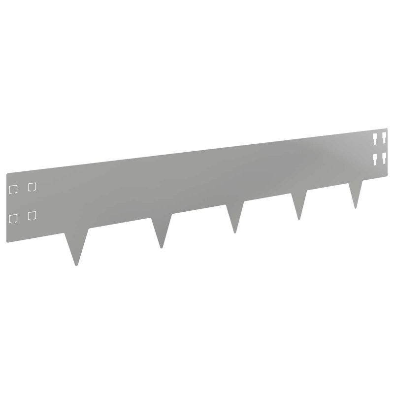 100cm W Steel Lawn Edging, 20cm H x 100cm W