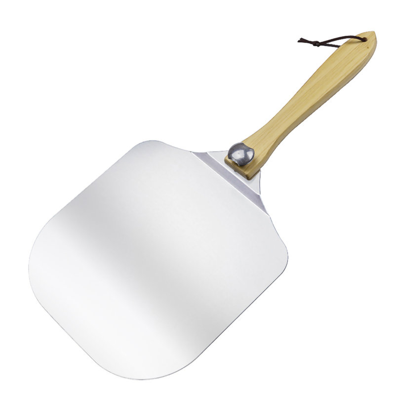 FixtureDisplays Stainless Steel 14'' Pizza Peel