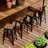 Kiamani Metal Outdoor Patio Stool -1077434451