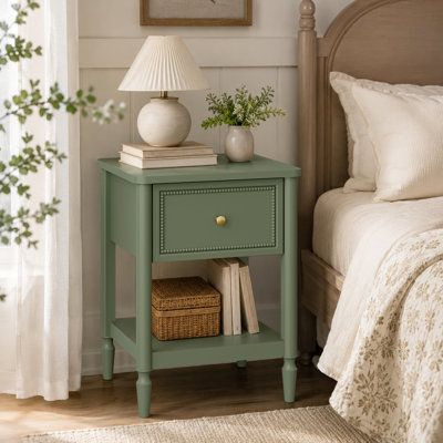 17.7''w 1-drawer Nightstand