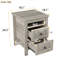 Table de chevet 2 tiroirs en bois-797496079