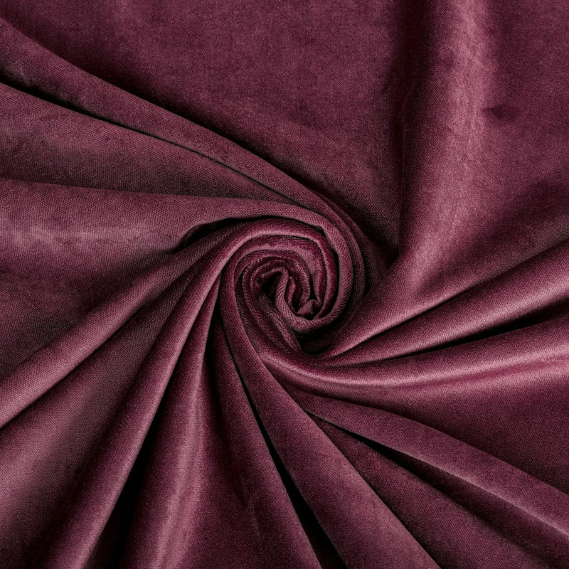 Luxury Matte Velvet Round Tablecloth, 51 Fushia