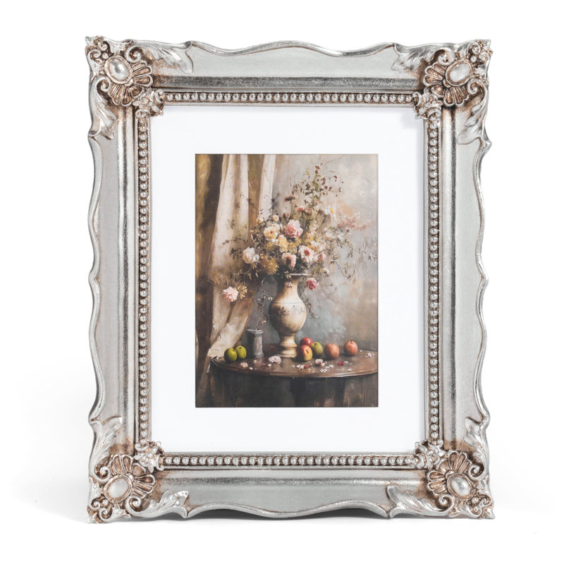 Silver Picture Frame with Mat