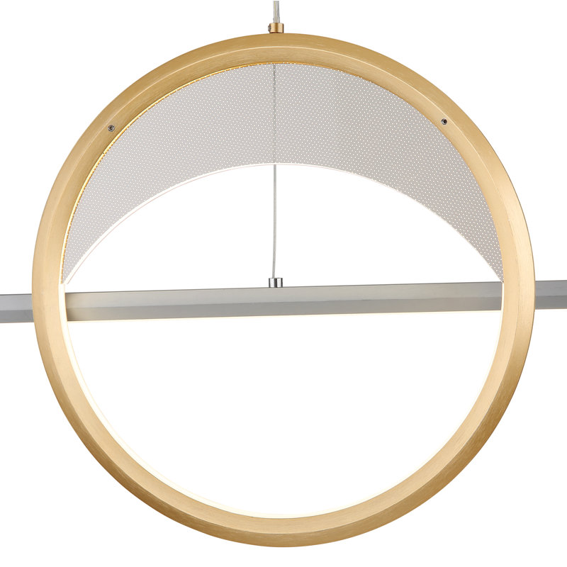 1 - Light Silver LED Pendant