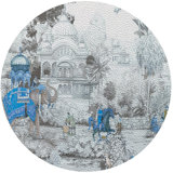 India Scene 16'' Vinyl Placemat