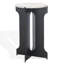 Table d'appoint en métal Tayanna