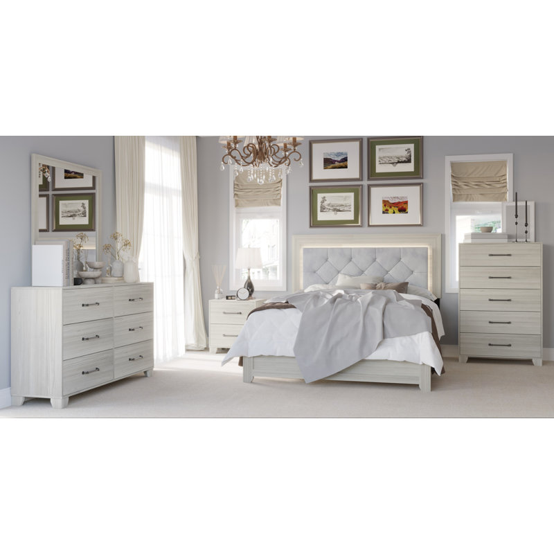Commode 5 tiroirs Aletia