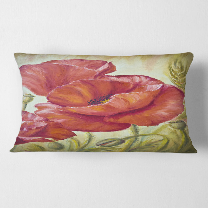 Floral Throw Pillow