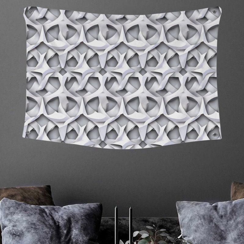 Tapisserie en microfibre, H 88 po x l 104 po