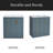 30'' Bathroom Vanity With Ceramic Sink Combo,Solid Wood Frame Bathroom Storage Cabinet, Freestanding Vanity Set With 3 Drawers& Soft Closing Doors-245026687