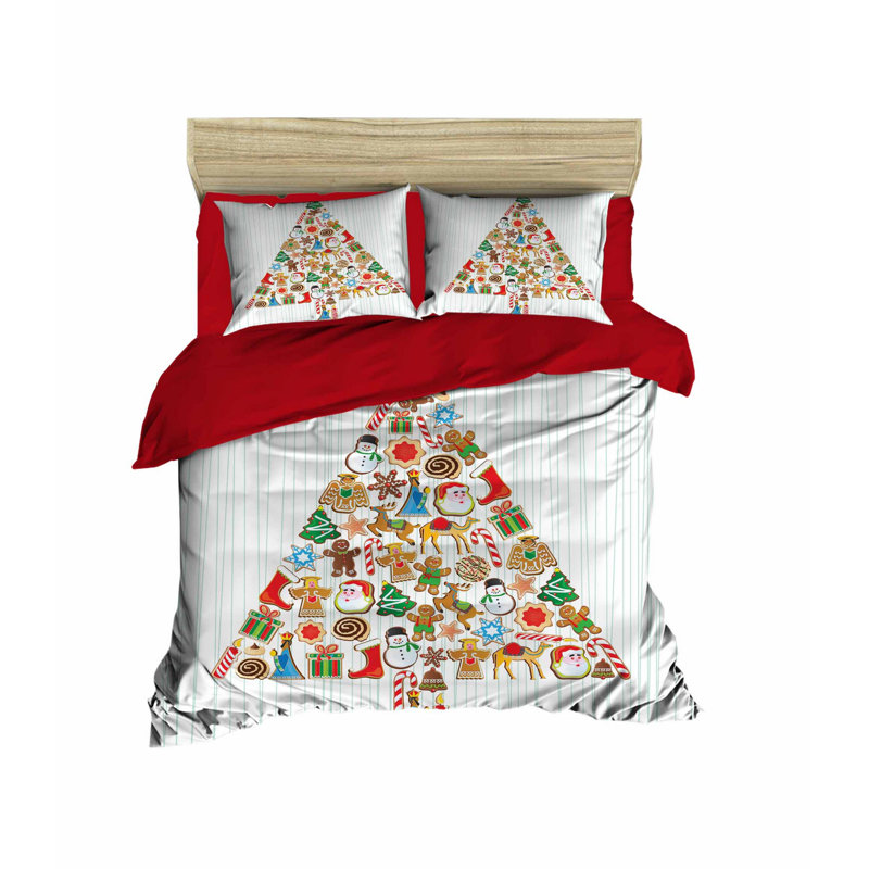 Bruton Multicolour Polyester Duvet Cover Set