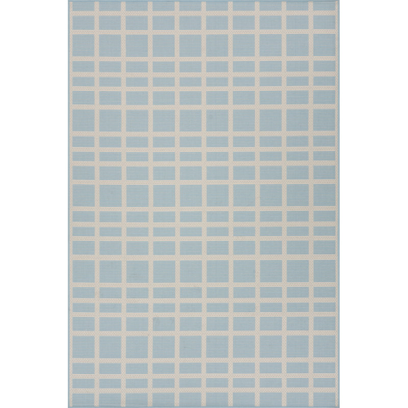  Tapis intérieur / extérieur moderne Vanya, Rectangle 4' x 6'