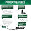 Low Voltage Integrated LED Fence Post Cap Light 4 In. X 4 In. with Base Adapter Included-64873603