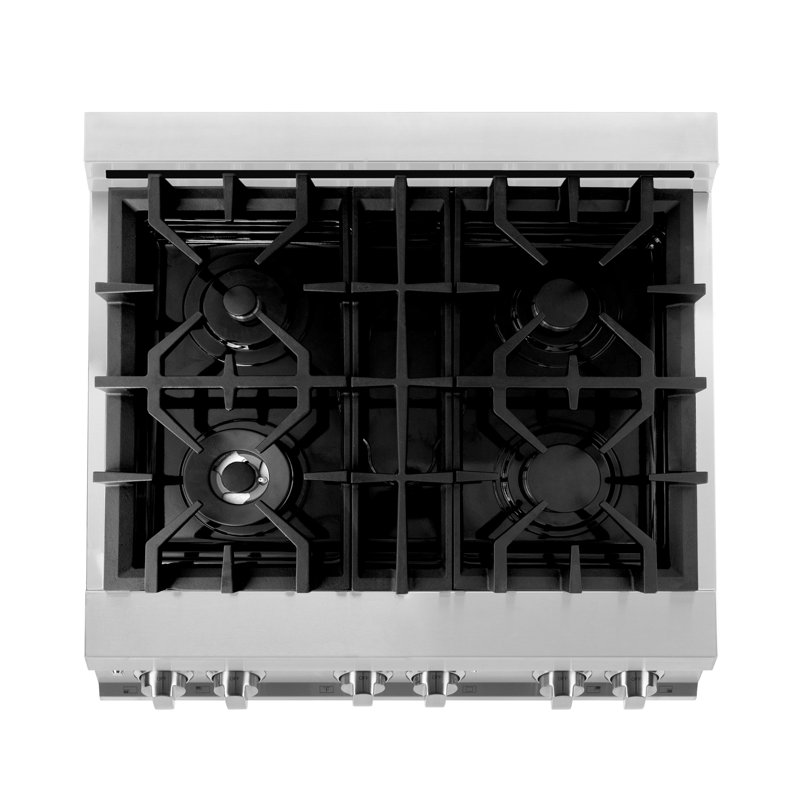 ZLINE 30" Legacy Dual Fuel Range, Satin Stainless Steel