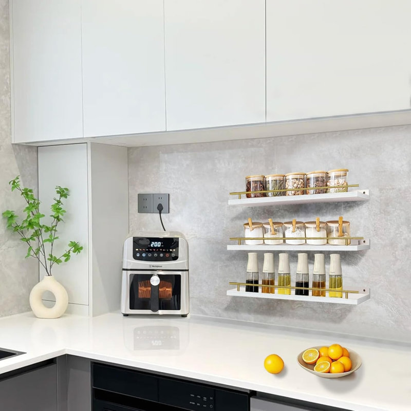 40cm W Wall Mounted Shelving Unit