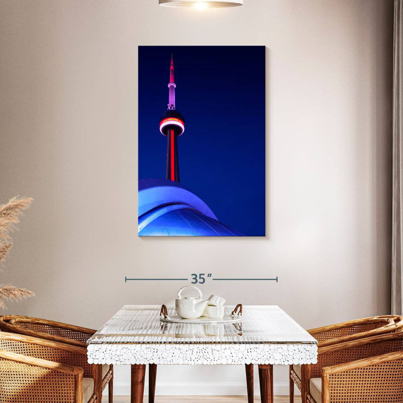 Aime CN Tower Spire Lights, 45" H x 30" W