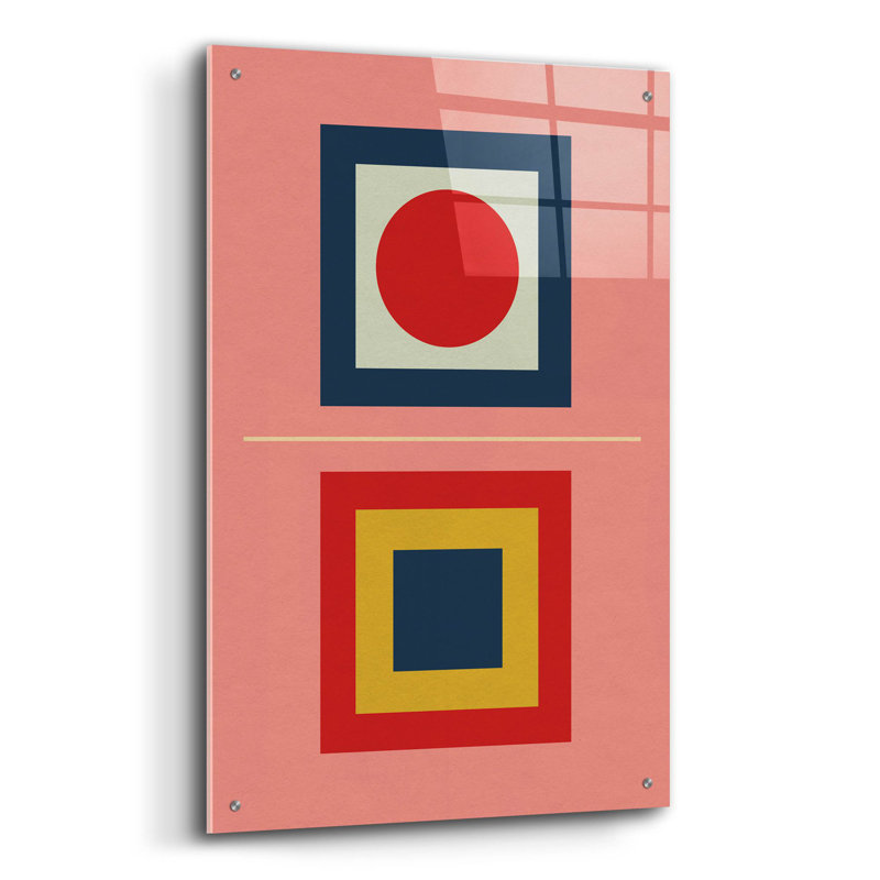 «Mid Century Modern 6» sur plastique / acrylique par Gary Williams, H 36 po x l 24 po x P 0,2 po