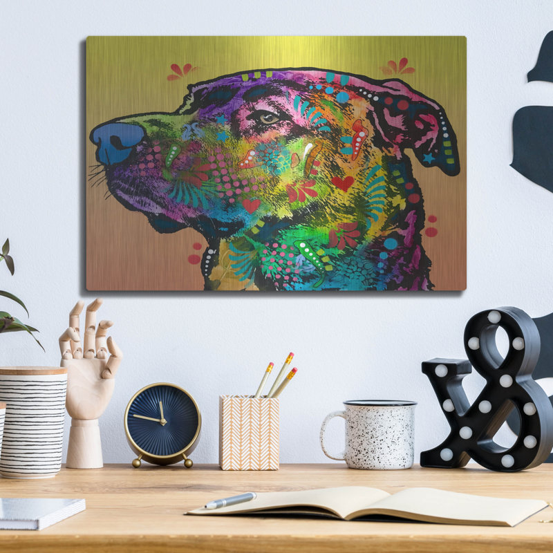 «Good Boy Blue Nose» par Dean Russo, H 12 po x l 16 po