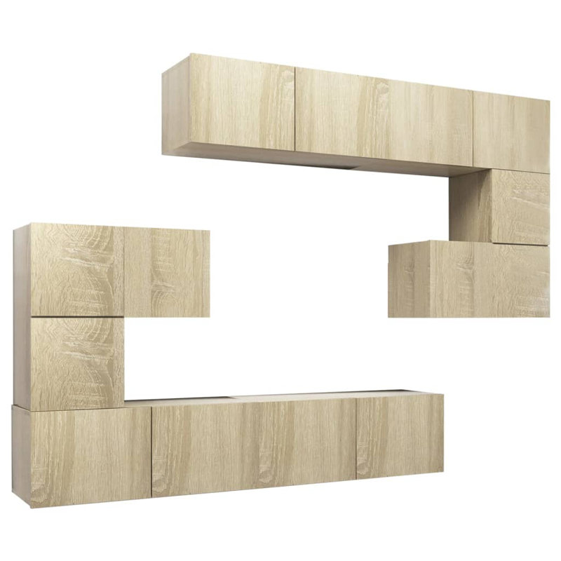 Azayah Unfinished Entertainment Centre for TVs up to 32", Sonoma Oak